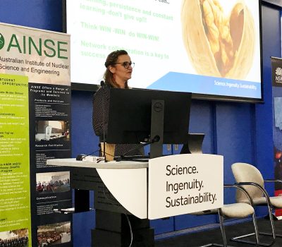 20181206 Anna_WISE Anna Paradowska presenting at WISE 2018